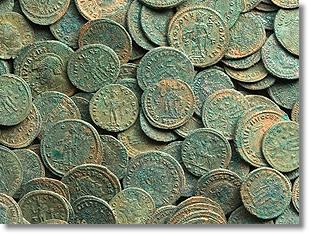 6,000-Copper-Alloy-�exceptional'-Roman-Coins-Found